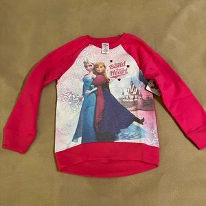 Disney Frozen girls sweatshirt. Size 5. NWT.